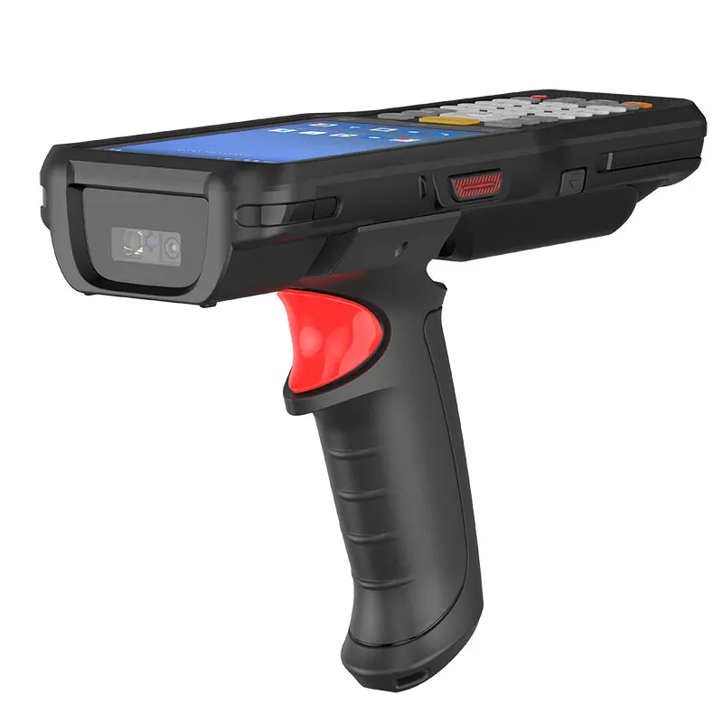 Imagem -05 - Long Range Android Pda Barcode Scanner Zebra 4850 Scanner de Inventário com Almofada Numérica de Longa Distância Aperto de Pistola para Armazém e Armazém