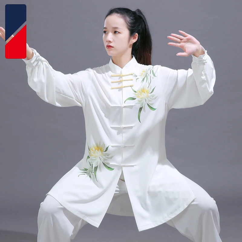 New High-End Tai Chi Uniform Set for Men and Women, Martial Arts Performance and Competition Outfit, Tai Chi Practice Suit