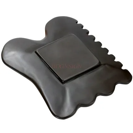 chest neck back whole body universal square large massager body carved board meridian brush Natural Bianstone scraping board