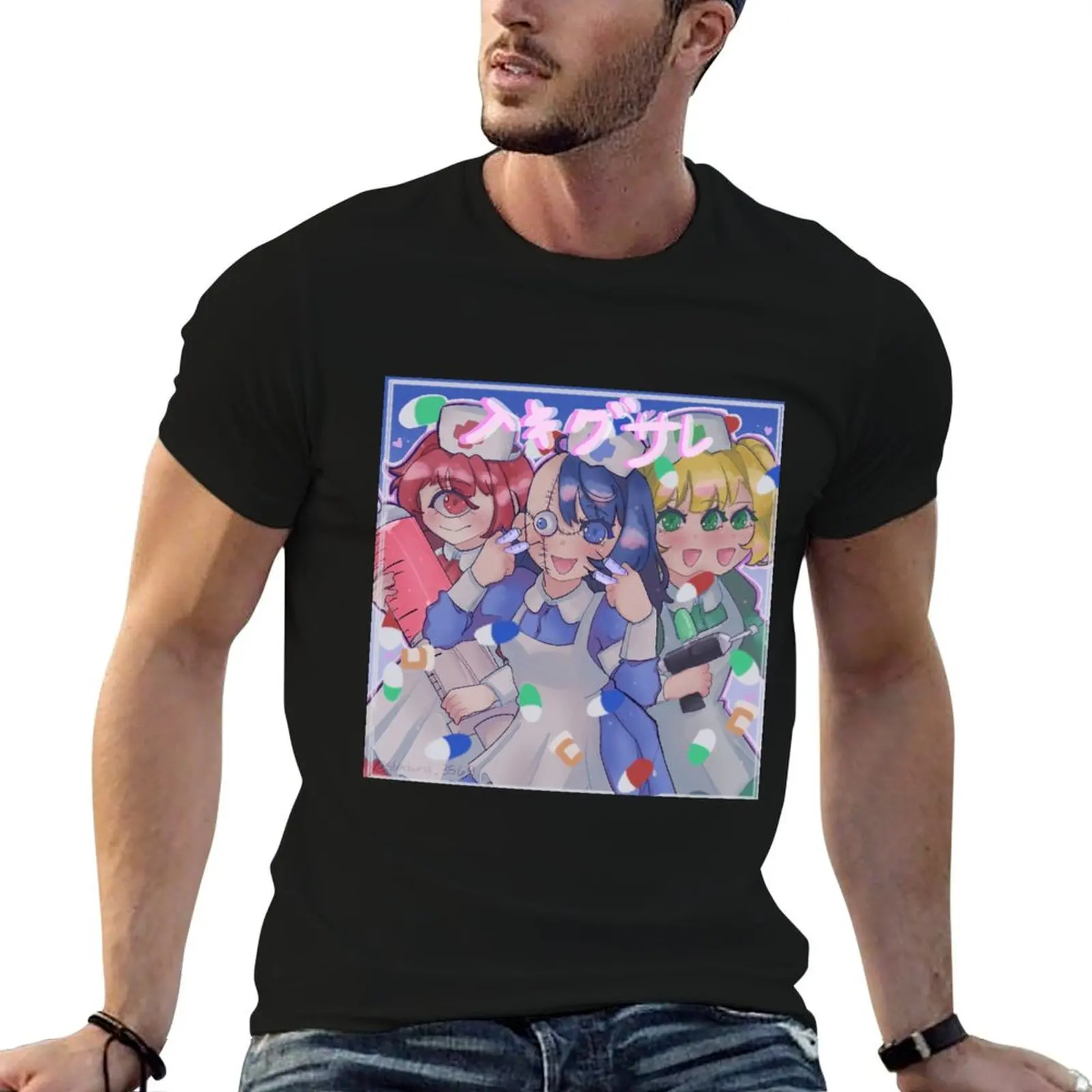 Ikigusare Idols Premium T-Shirt anime sublime for a boy man t shirt t shirts for men cotton