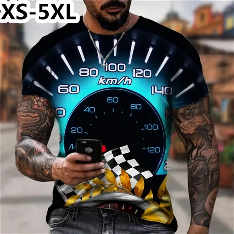 Men Women Summer T Shirt Fashion Go Cart 3d Funny T Shirts Hip Hop Men Printed Short Sleeve Tees Clothing Mens Designer Clothes