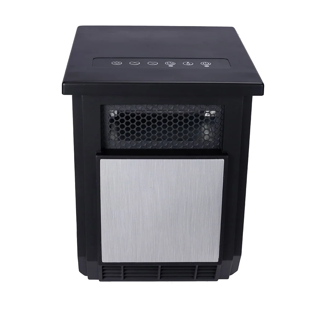 1500W Electric Infrared Space Heater Indoor with Timer Remote Control LED Display Thermostat Safety Features Portable Design