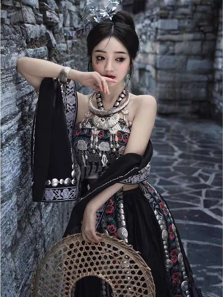 

New styles of clothing women's performance costumes travel photography and portrait photos ethnic