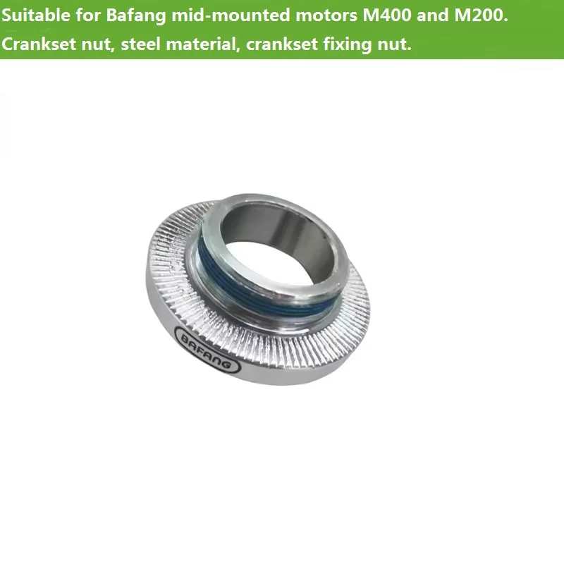 Bafang Mid Motor Crankset Nut for M400 M200 G330 Crankset Nut Mounting Screw Anti-Off Nut Fixing Sprocket Bike Parts Bicycle