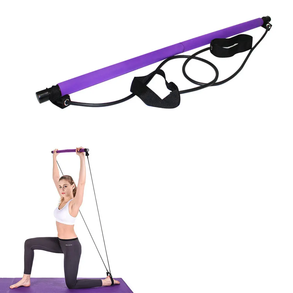 Pulling Rope Multi-Function Stretch Resistance Home Fitness Sports Strap Yoga Fitness Rope for Biceps Triceps Shoulders Abdomen