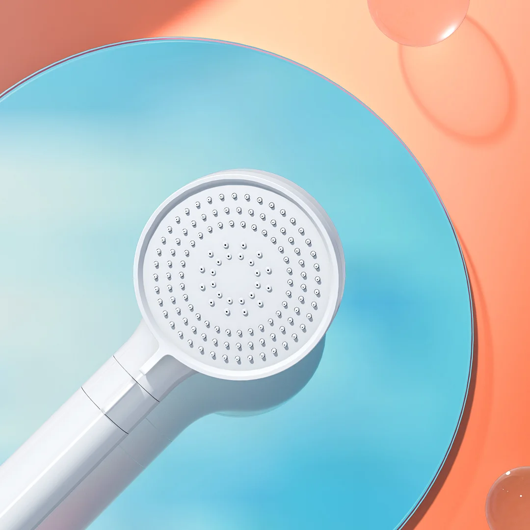 Diiib Shower Head General 4-point Interface 3 Modes High Pressure Rainfall Shower Heads Water Massage Sprayer Bathroom Accessory