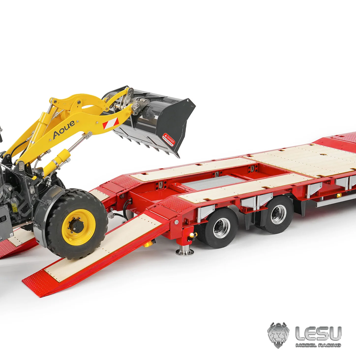 

1/14 LESU RC Hydraulic Full Finished Trailer RTR Remote Control Dumper Truck Tipper Engineering Vehicle Car Hobby Model for Toys