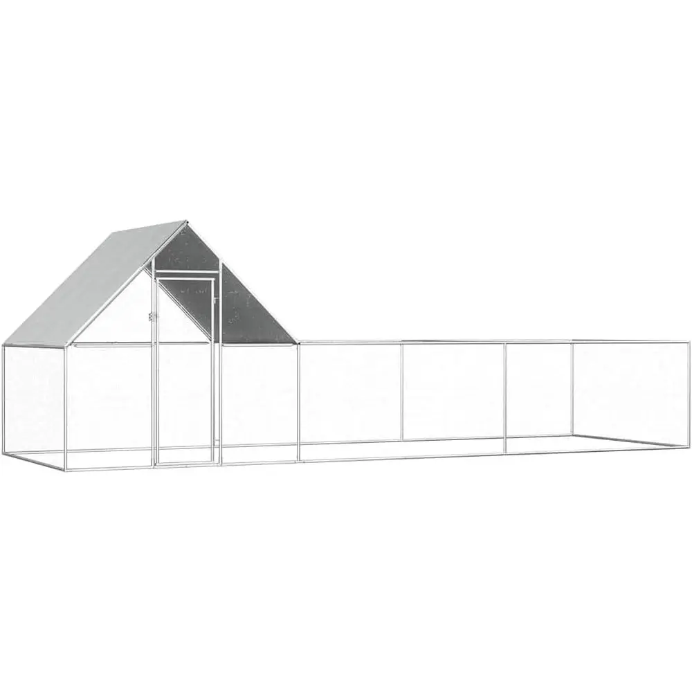 

Уличный курятник из оцинкованной стали для кур, уток, кроликов и мелких животных