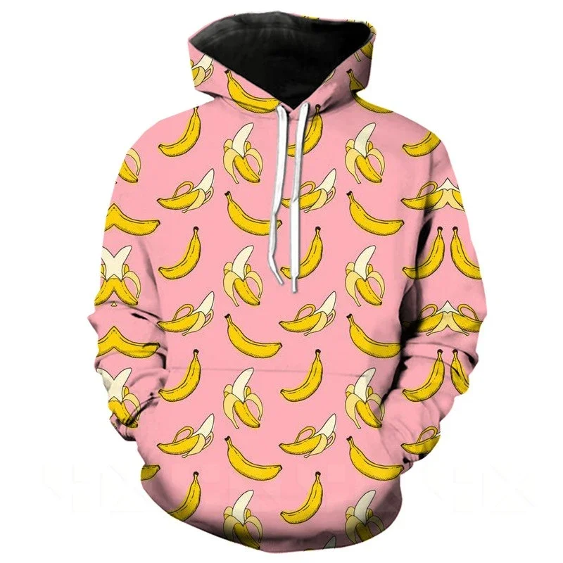 

2024 Stylish 3D printed delicious fruit hoodie for men and women casual oversized jumpers Harajuku long sleeve clothes