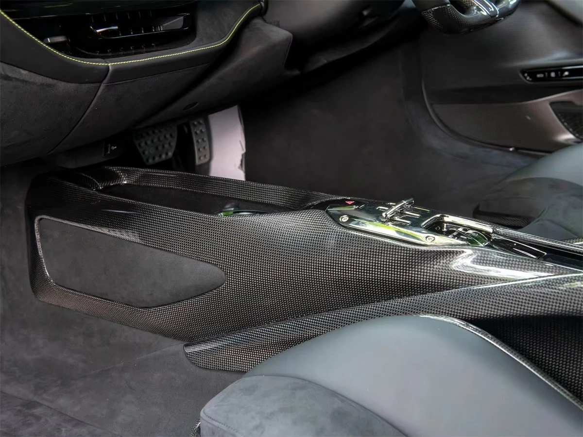 for SF90 OEM Style Auto Parts Dry Carbon Fiber Automotive Accessories Car Interior Shift Center Control Panel SF90