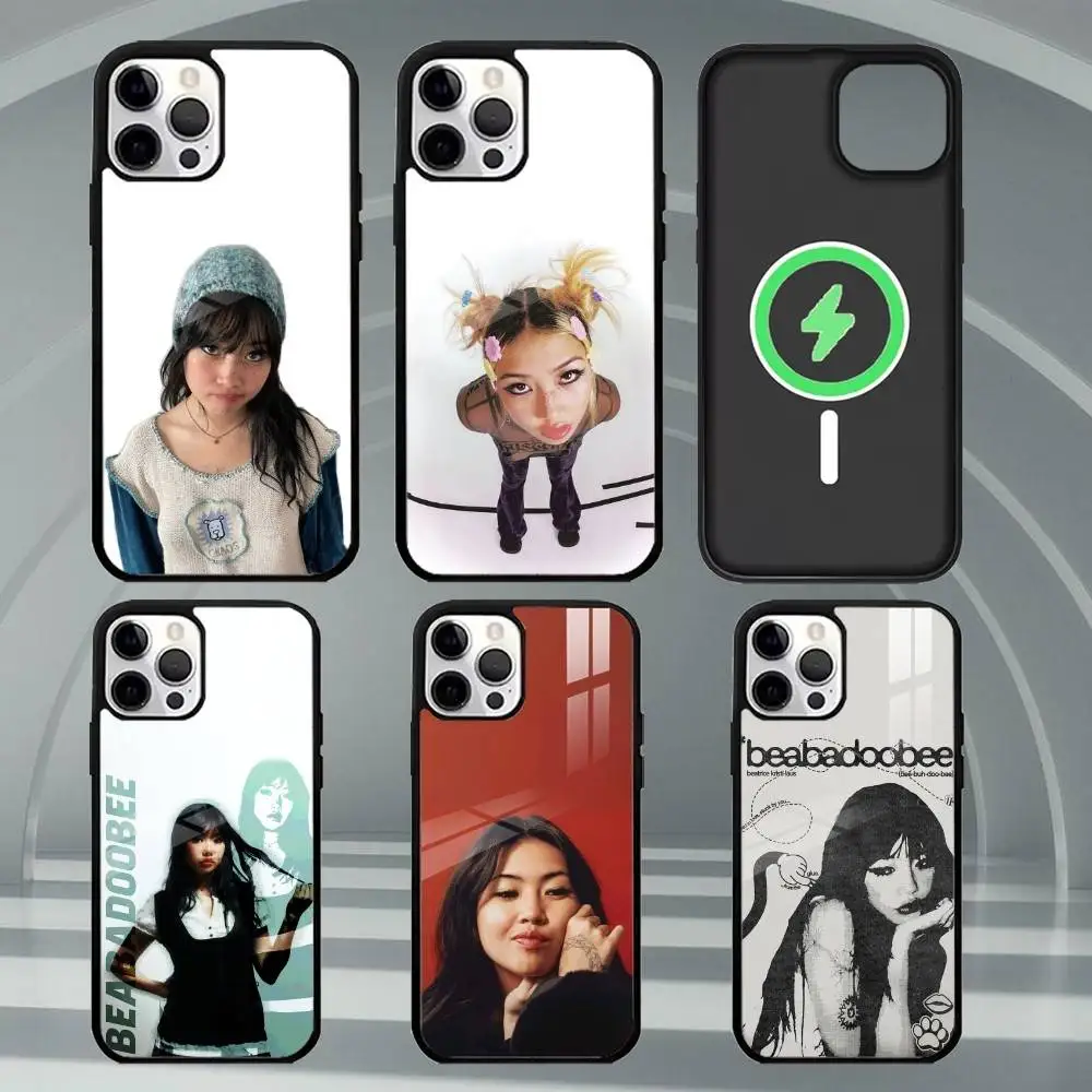 

S-Singer B-Beabadoobee Phone Case For iPhone17,16,15,14,13,12,11 Plus,Pro Max Magnetic For Magsafe Wireless Charging