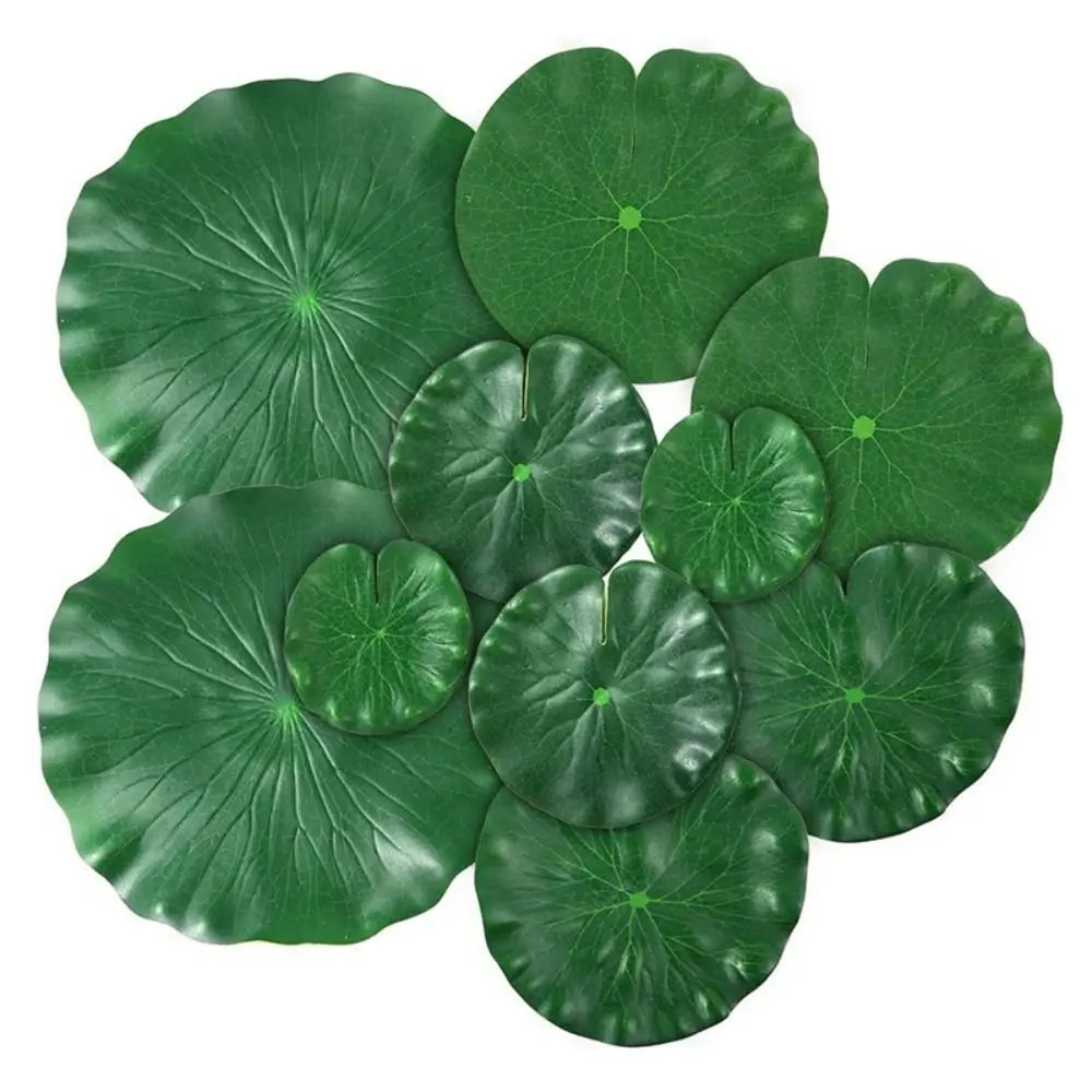 

Stage Performance For Water Pond Pond Flower Fish Tank Landscaping Artificial Plant Fake Lotus Water Leaf Floating Lotus Leaf