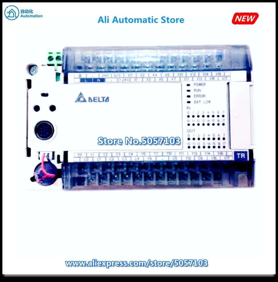 DVP32EH00M3 32-Point Host 16DI 16DO2 Axis 200K 2 Channel 200K Open Collector Input 12-Way Relay 250VAC 24VDC 2A New