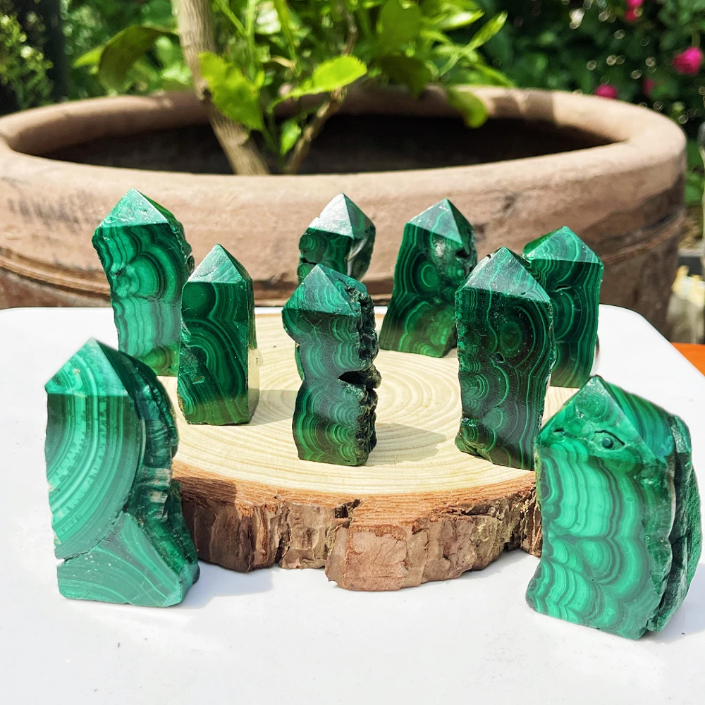 

100%Natural Green Malachite Meditate on the Reiki energy horoscope stone Collectible Minerals Specimen Home Garden home decor 5