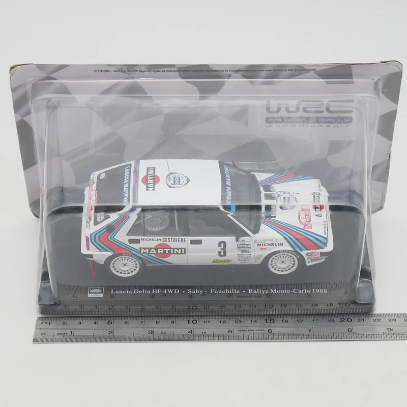 

Diecast IXO 1:24 Scale Lancia Delta HF 4WD WRC 1988 Lancia Rally Alloy Car Model Collectible Toy Gift Souvenir Display Ornament
