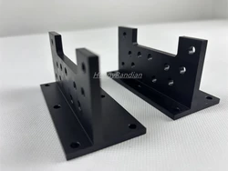 1 Pair QUAD405 Special T-shaped Thermal Angle Aluminum Thermal Bridge 95mm Suitable For NPN Type Gold Sealing Tube (eg: MJ15024）