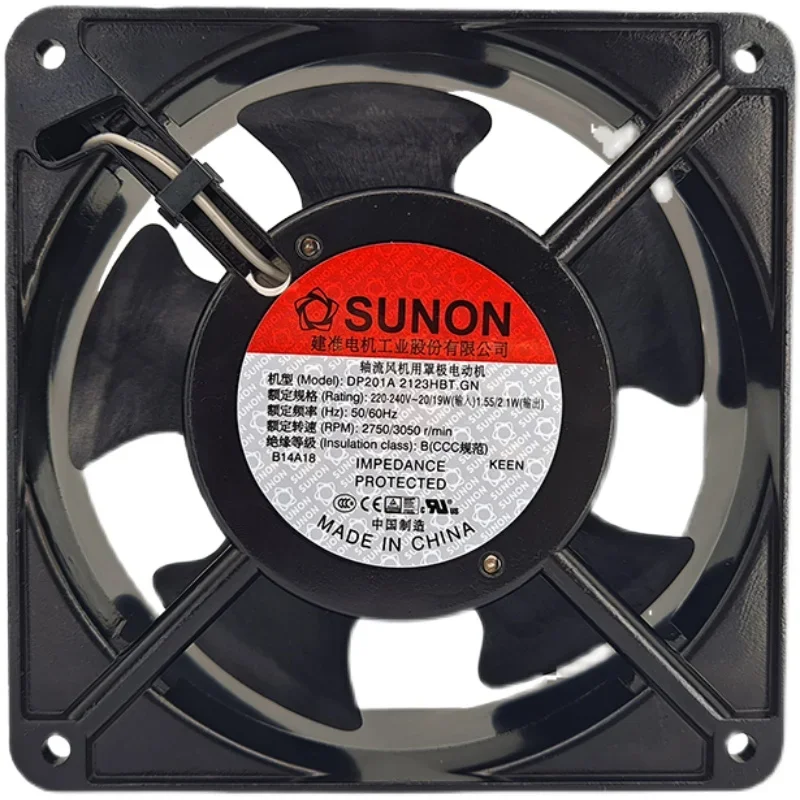 

+New 12cm For Sunon DP201A2123HBT. GN 220V speed 5030rpm 12038 120*120*38mm AC fan
