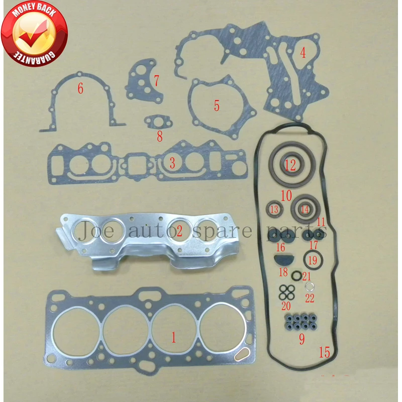 G4CS Engine complete Full gasket set kit for HYUNDAI H100  2.5L 20910-32B00 20910 32B00 2091032B00