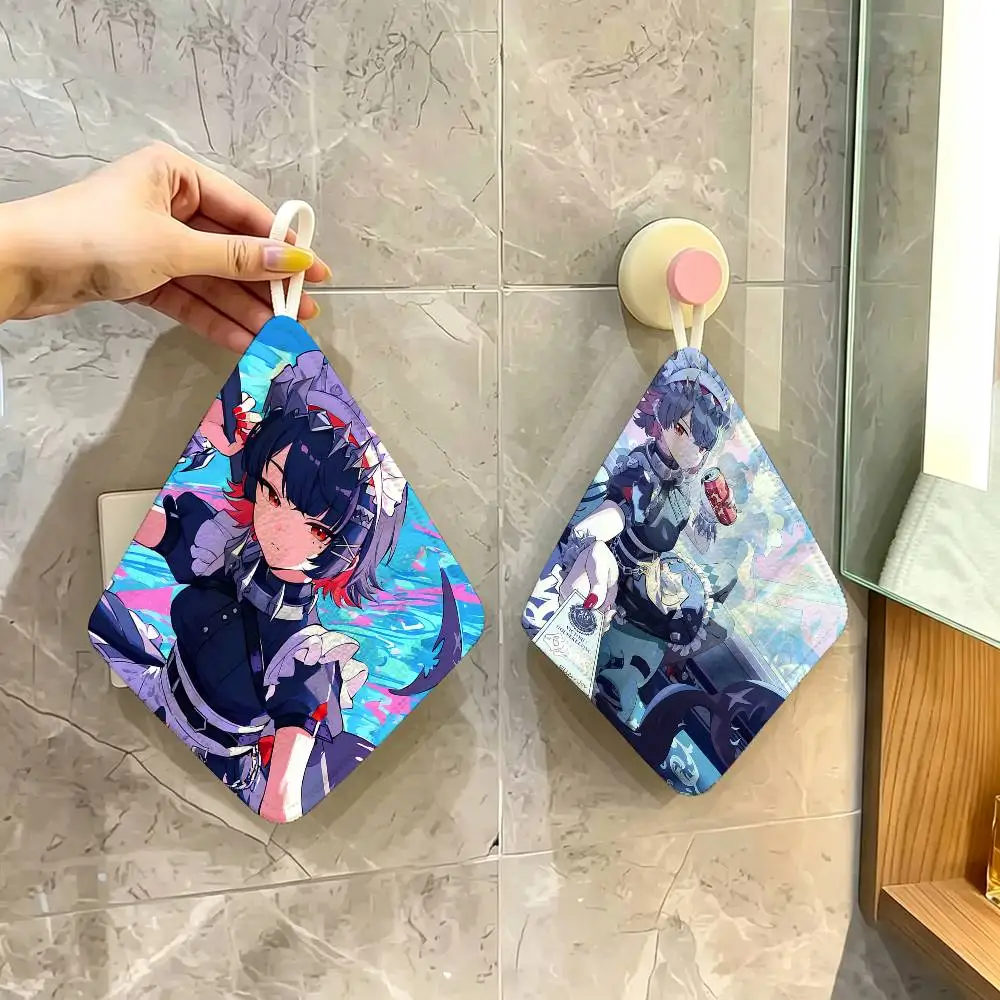 ZZZ Ellen Joe Polyester Cotton Daily Towel, Hanging Kitchen Hand Wiping Cloth, Durable for Whole House Use