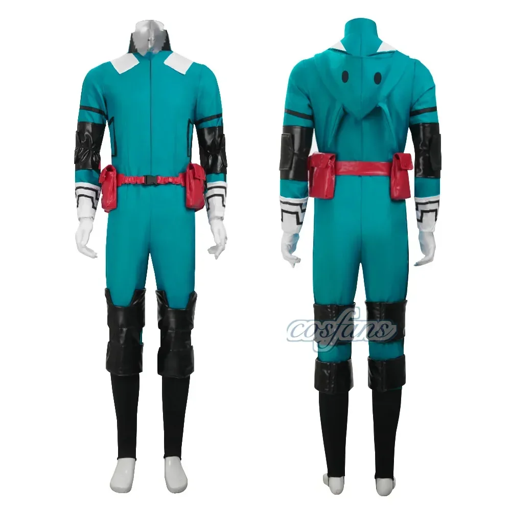 Anime My Hero Academia Cosplay Midoriya Izuku Deku Battle Cosplay Costume Unisex Costume Set Halloween