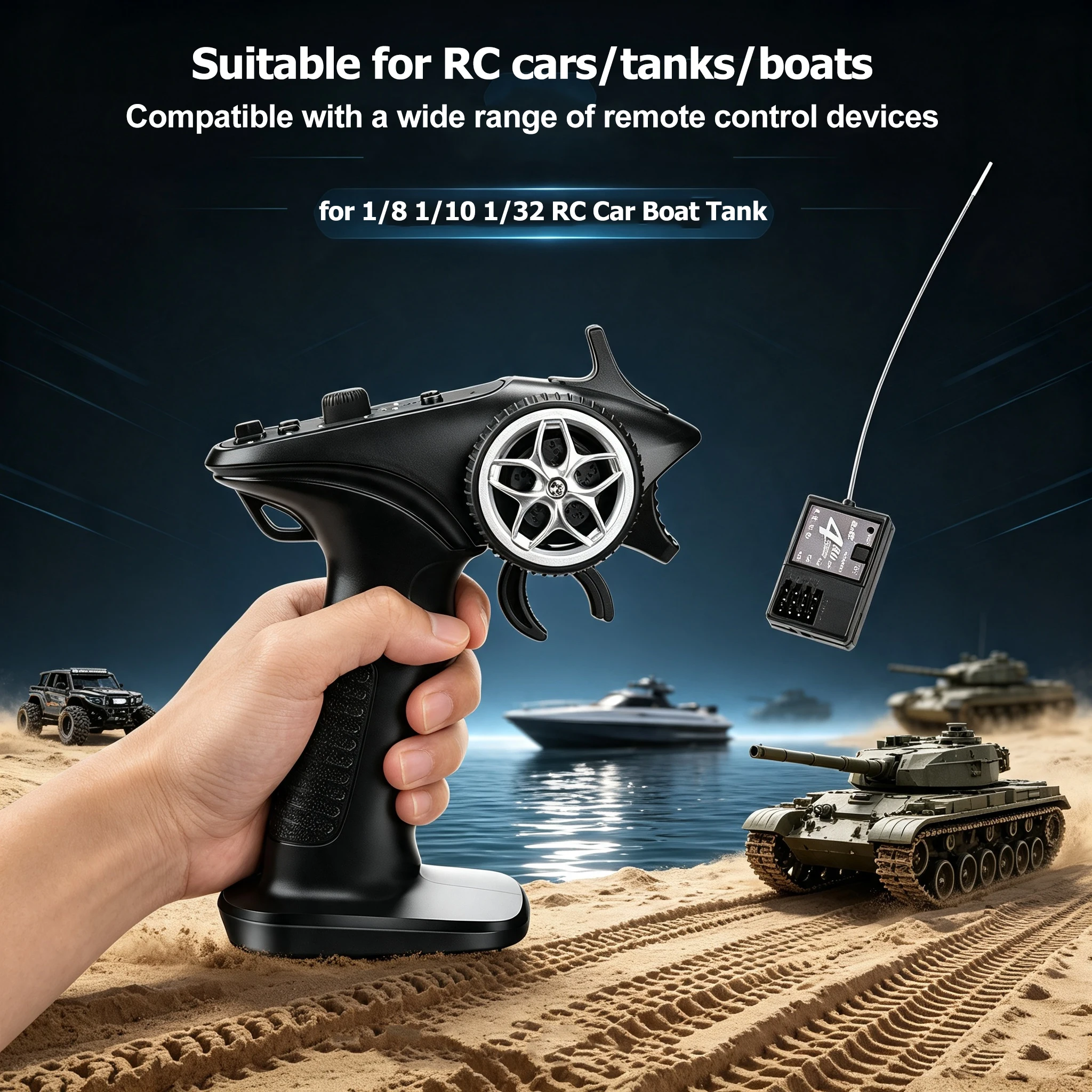 GA-4H-TX TX4 2.4GHz 4CH Radio  - огляд і ціна Rc Hobby Shop