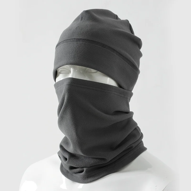 Winter Cycling Full Face Warm Head Mask Windproof Cold Resistant 2-in-1 with Ear Protection for Men Women Electric Bike Riding