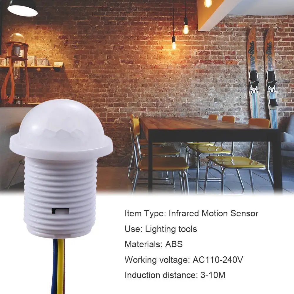 Delayed Photocell switch Detector Smart Switch Automatic Sensor Light Switch Body Infrared Detector Infrared Motion Sensor