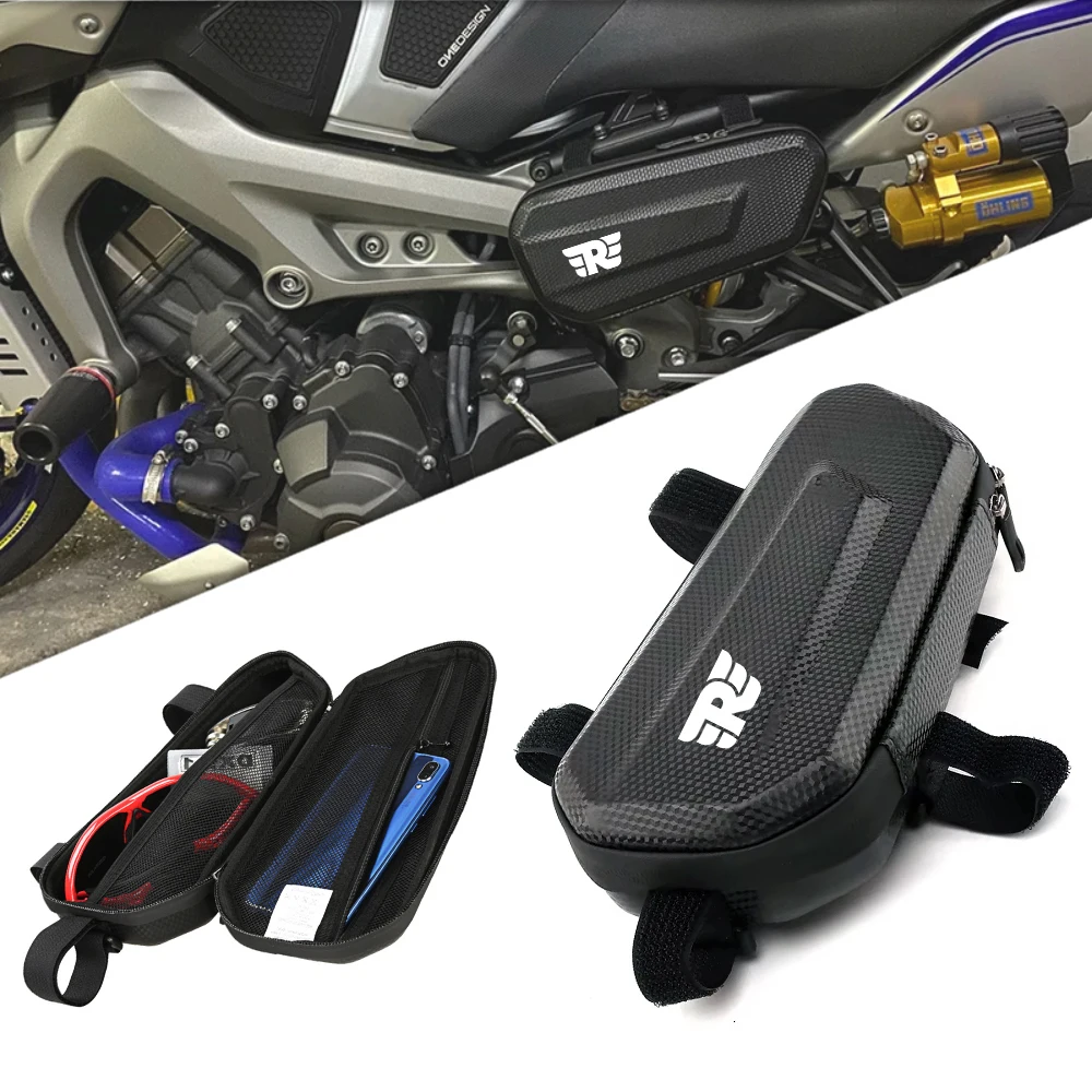 Bolsa de herramientas para sillín de motocicleta EVA de gran capacidad, fácil de limpiar, para Royal Enfield Interceptor 650 Himalayan Classic Meteor-350