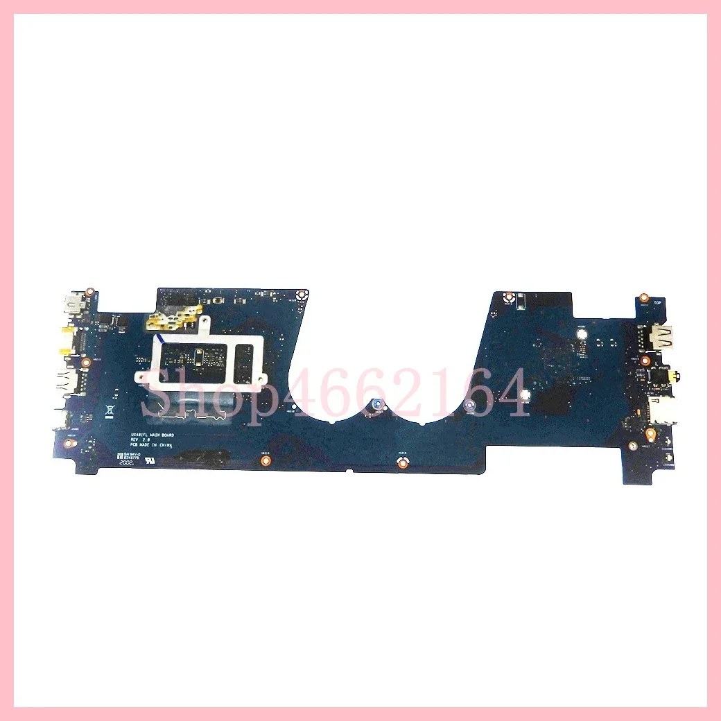 UX481FA with i7-10510U CPU 8GB-RAM Mainboard For ASUS UX481F UX481FL UX481FAY UX481FLY UX4000 UX4000F UX481 Laptop Motherboard