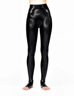 Latex Rubber New Style Fashion Black Foot Pants Trousers Cool Tights Size XXS~XXL