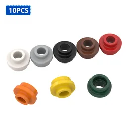 10PCS Moc 85861 Plate Round 1x1 DIY Building Blocks  with Open Stud Block Compatible With Brand Educational Creative Toys