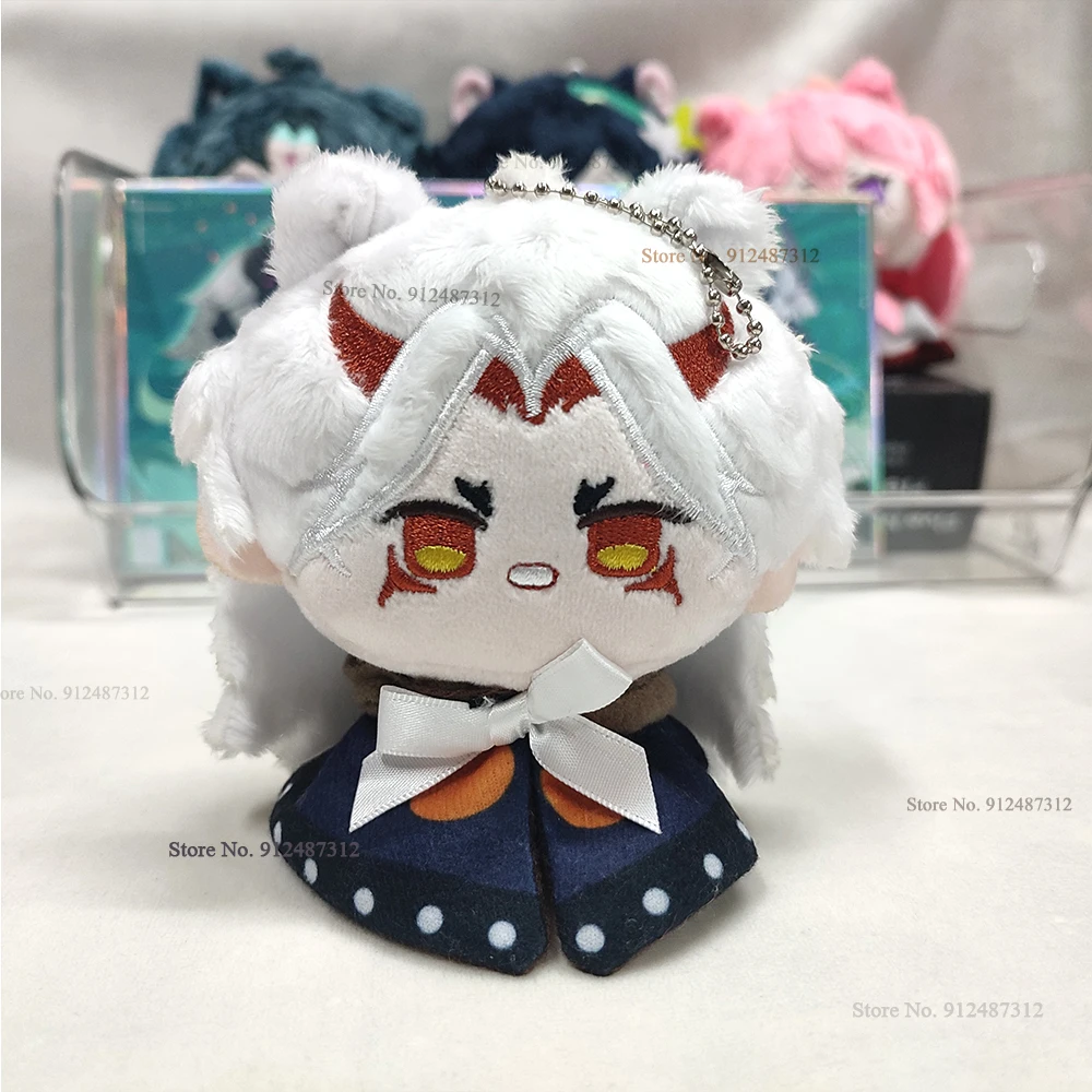 12cm Game Impact Plush Albedo Arataki Itto Tartaglia Kazuha Zhong Li Dolls Pendants Keychains For Gift