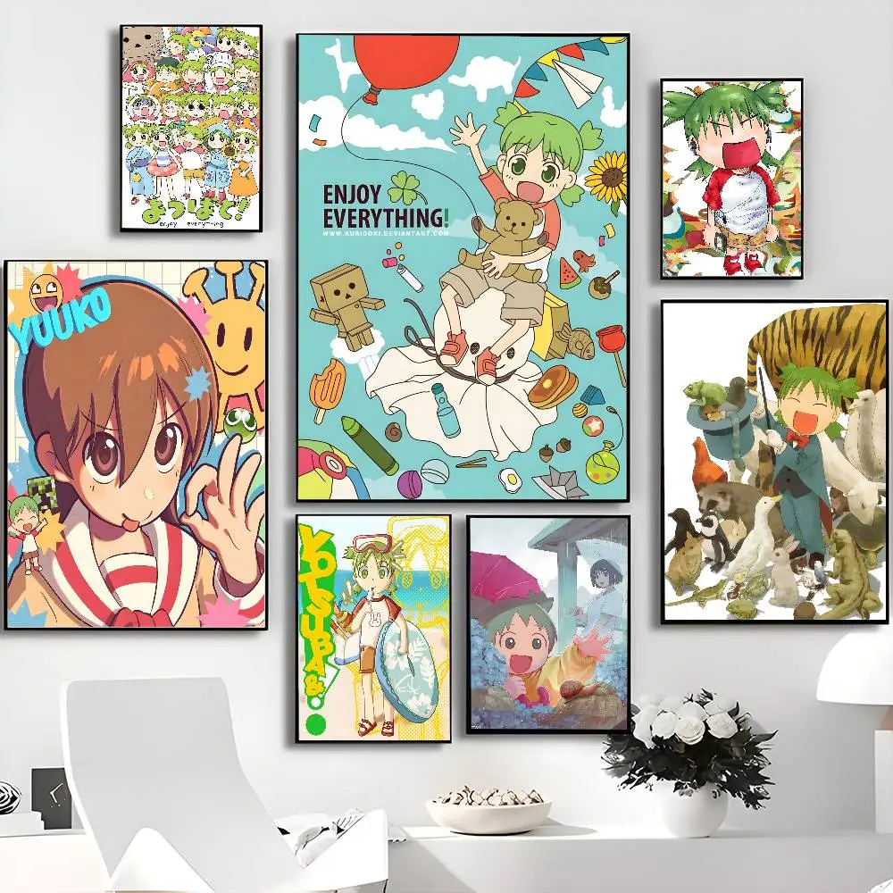 A-Anime-Y-Yotsuba-S-Sweet Classic Vintage Posters Vintage Room Home Bar Cafe Decor Nordic Home Decor