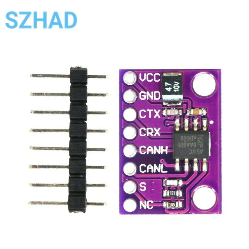 وحدة إرسال واستقبال TJA1051 CAN عالية السرعة، طاقة منخفضة، 3.3 فولت/5 فولت، للسيارات obd-ii، اردوينو، STM32، NXP متوافقة #5