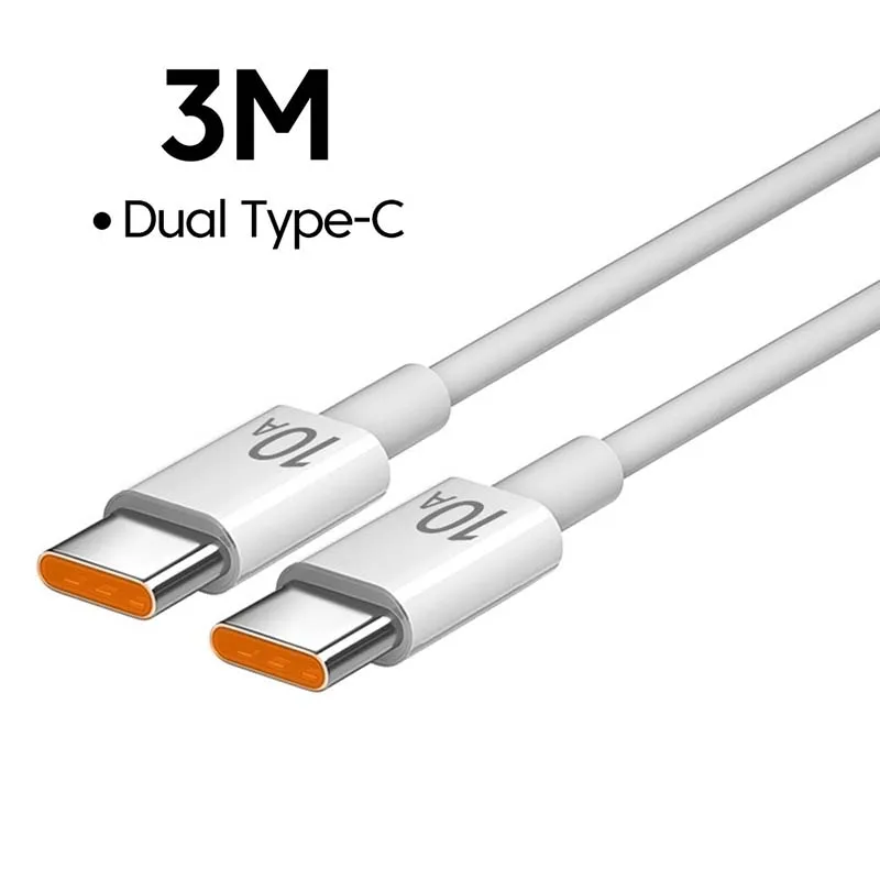 40W snellader Type C Dual Port PD snellaadladeradapter voor iPhone 15 14 Samsung S23 Xiaomi 10A USB C naar USB C-kabel