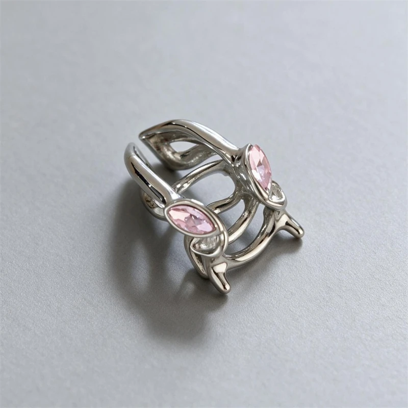 Double Side Butterfly Ear Clamps for Women Girls Ear Bone Clips Trendy Luxury Exquisite Earrings Without Ear Holes Jewelry Gifts
