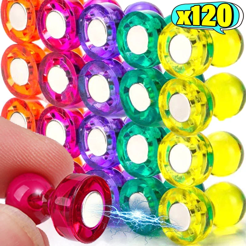

Color Magnetic Pushpins Strong Magnet Cone Pushpin Super Magnets Push Pin for Home Refrigerator Office Pins Wholesale