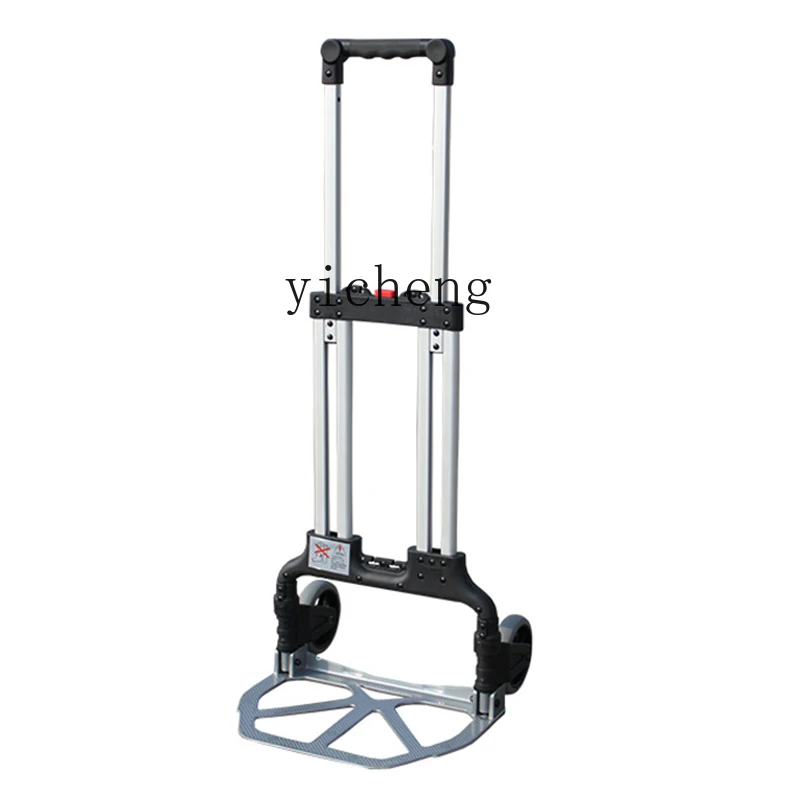 TQH hand-pulled cart folding portable pull cargo load king trolley pull cargo trailer