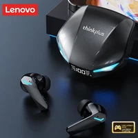 Lenovo-auriculares XT53 Bluetooth V5.4 originales con pantalla LED para videojuegos, resistentes al agua, antisudor, inalámbricos mejorados