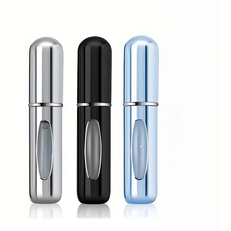 Luxury Gift for Perfume Lovers Travel Size Aluminum Perfume Bottle Base Refill System Sample Holder Fragrance Storage Essential