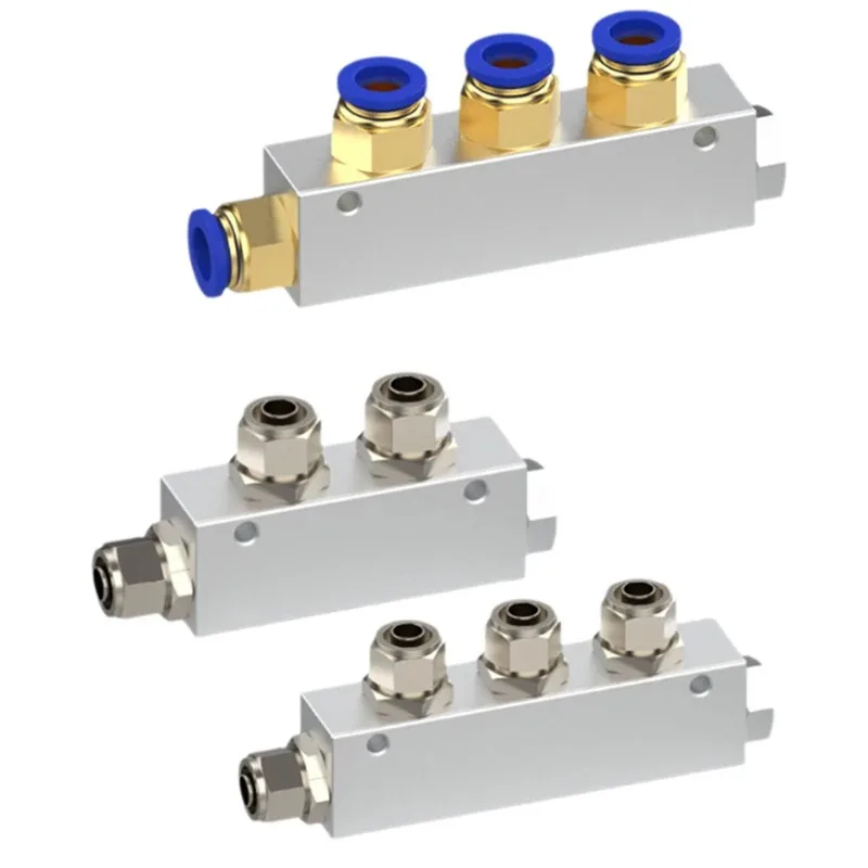 20x25 Aluminum Pneumatic Manifold Splitter 1/4