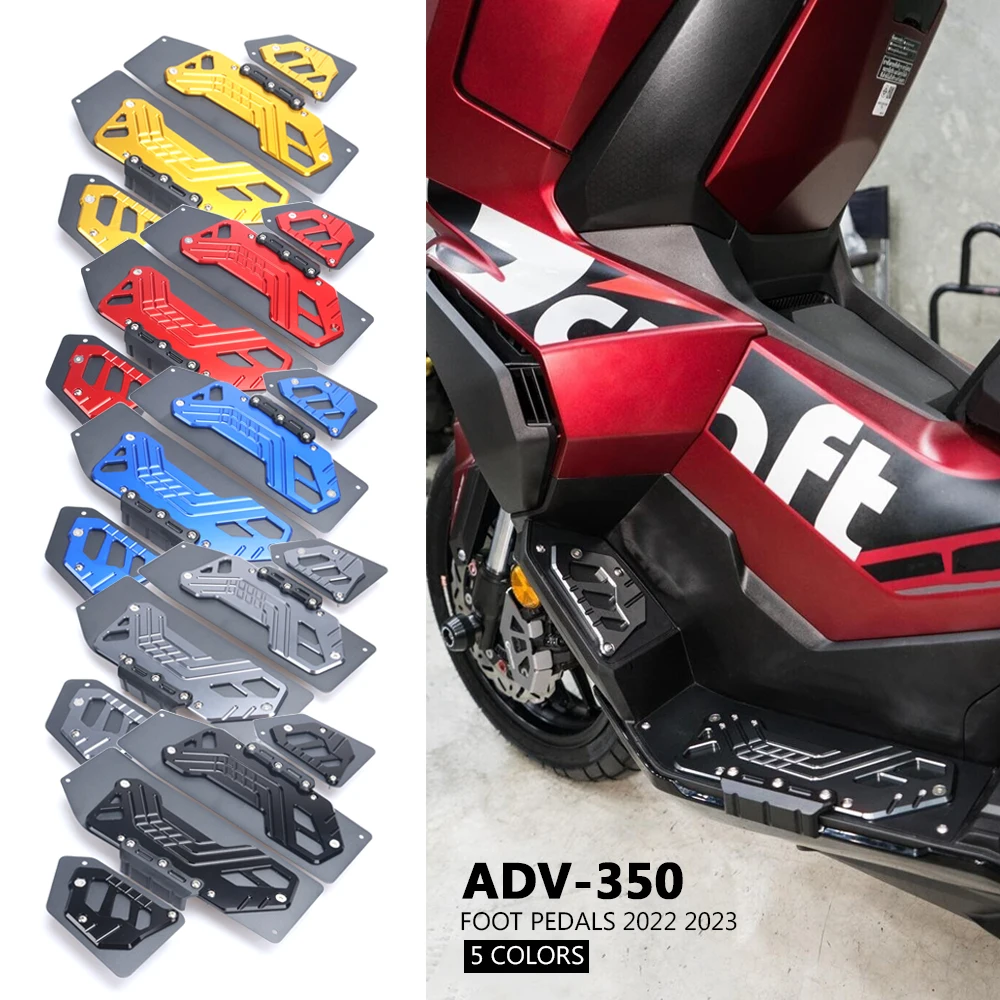 

New Accessories For HONDA ADV350 ADV 350 2022 2023 Motorcycle Footrest Foot Pads Pedal Plate Pedal Pad