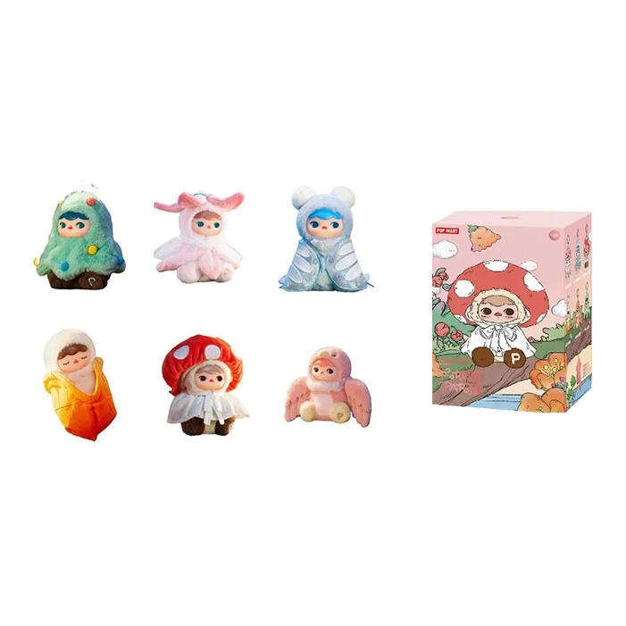 POP Mart Pucky Elf Forest Party Collection, Ciondolo In Vinile Peluche, Scatole Misteriose Del Parco Divertimenti Pop Mart PPMT-2309-0077-image