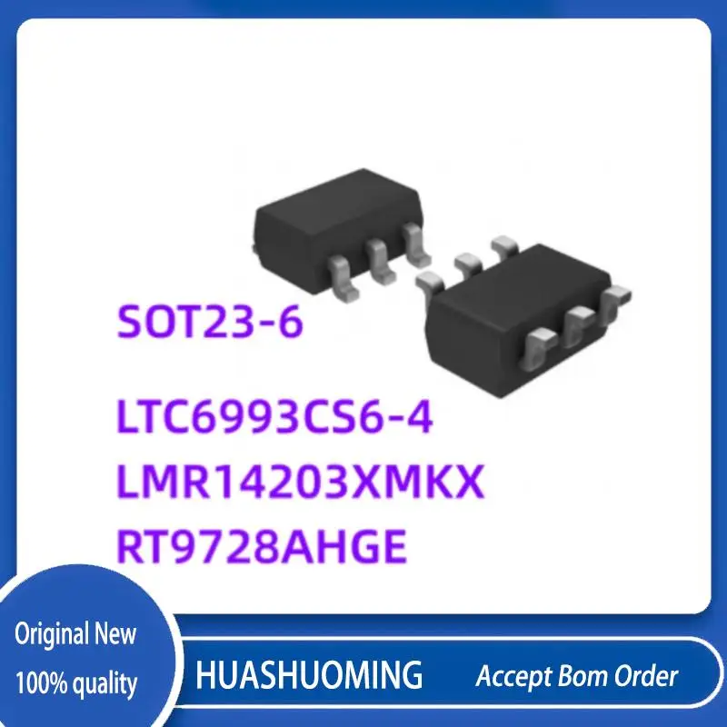 5Pcs/Lot New  LTC6993CS6  LTFMK LTC6993 LTC6993CS6-4    LMR14203XMKX    LMR14203  RT9728AHGE RT9728A 01  SOT23-6