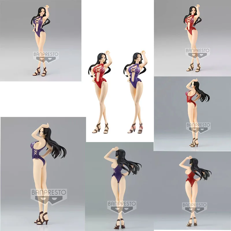 Bandai King of Thieves Boa Hancock Female Emperor Swimsuit Doll Boys and Girls Toys Model Collection Gift Dolls