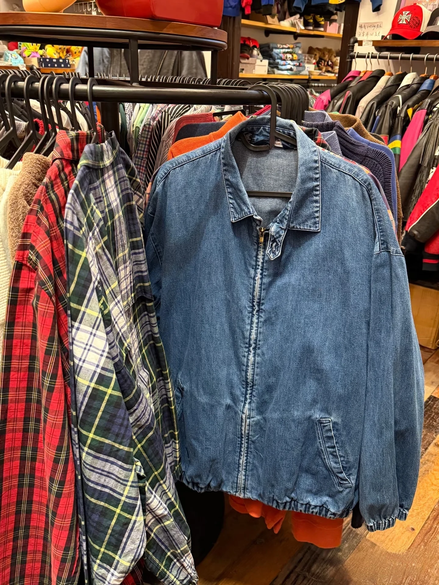 

Waed Vintage Denim Jaet RL Small Couple Buttoned Collar Harrington Coat ort Sve Cotton Youth Spring Autumn Winter