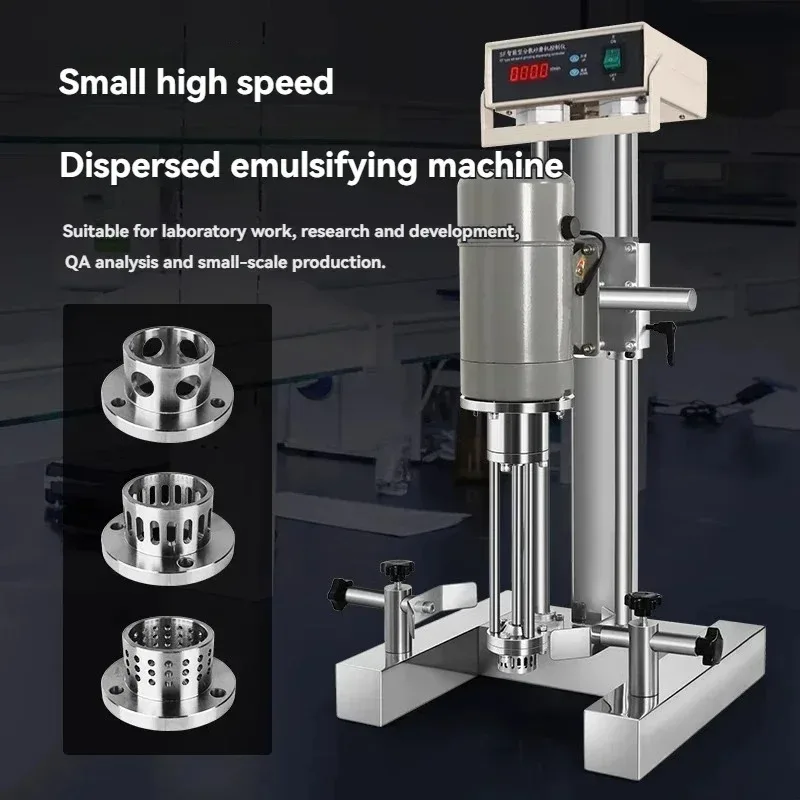 220V Small High-speed Lifting Speed Adjustment Emulsifier Homogenizer Fine Dispersion Mixer 1-10 Liter JR-400 JR-1100