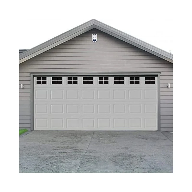 Modern Style Automatic Windproof Oveead Cheap Full Set Garage Door For Houses