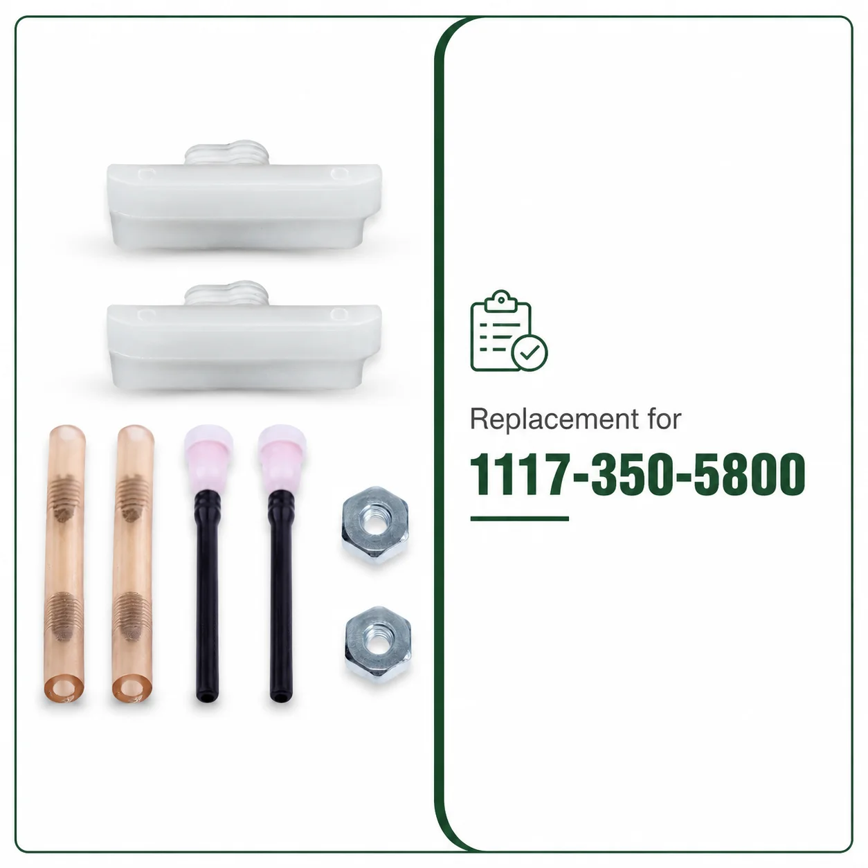 Fuel Tank Vent Kit for Stihl 021 023 025 028 038 039, with Bar Nuts & Chain Guide Strip, 1117 350 5800, 0000 955 0804