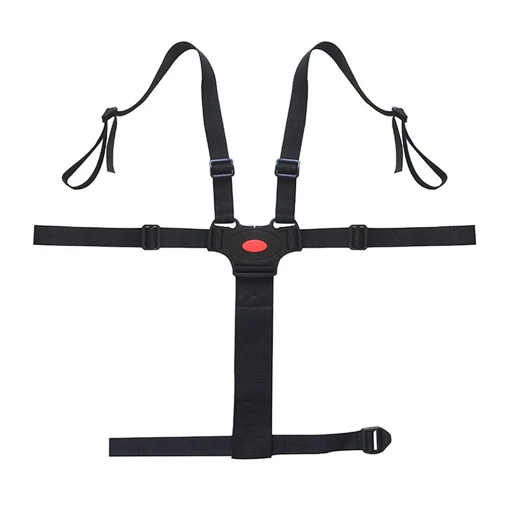 

5 Point Baby Safe Black Belt for Stroller Chair Pram Buggy Strap Harness